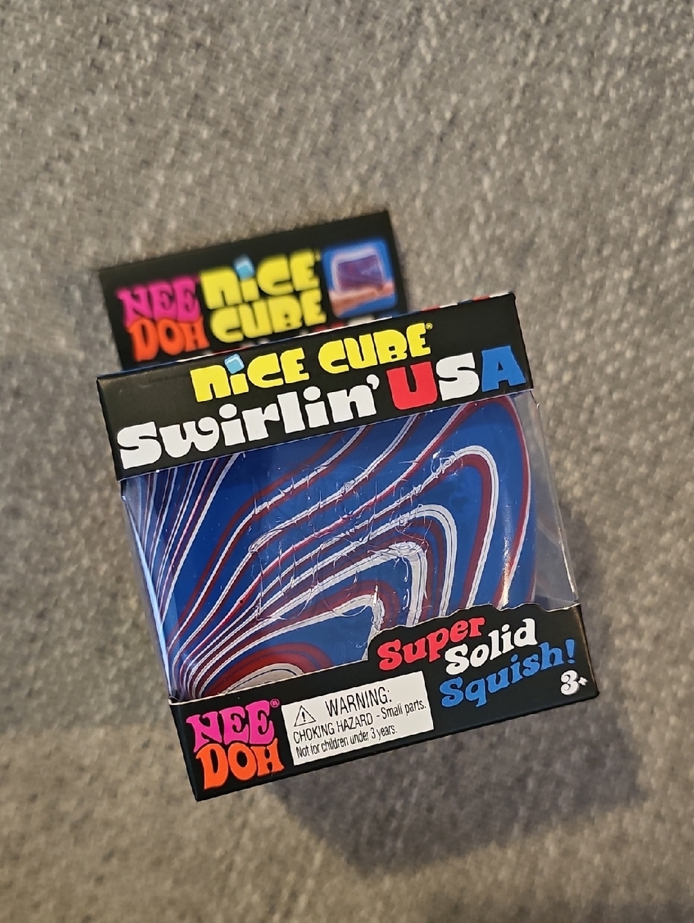 NEW! Nee Doh Nice Cube Swirlin' USA